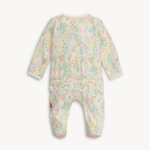 Magnetic Me Hoppy Garden Modal Footie With Ruffle