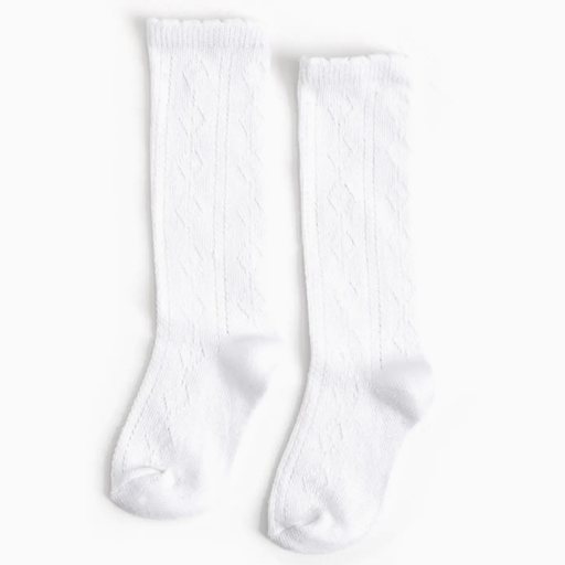 Little Stocking Co. Scalloped Fancy Knee High Socks