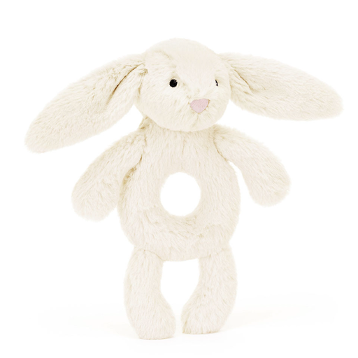 Jellycat Bashful Bunny Ring Rattle