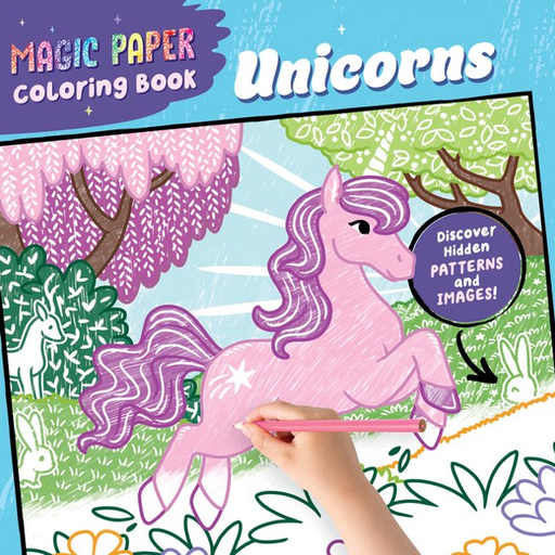 Magic Paper Coloring Book: Unicorns