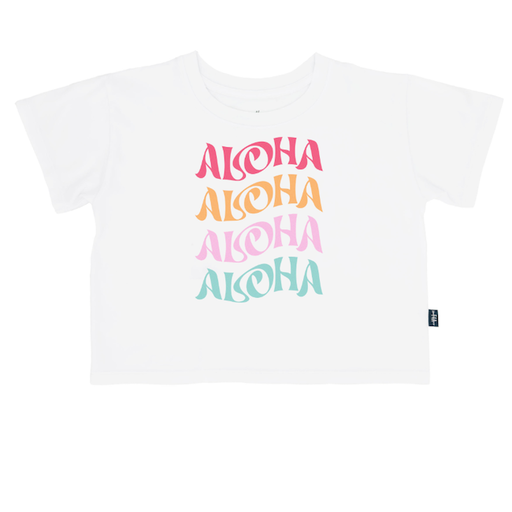 Feather 4 Arrow Aloha Crop Tee