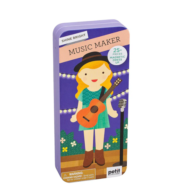 Petit Collage Music Maker Shine Bright Magnetic Play Set