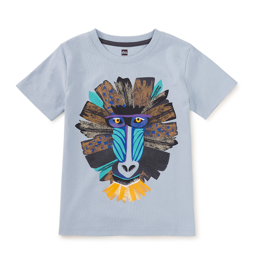 Tea Mandrill Monkey Graphic Tee