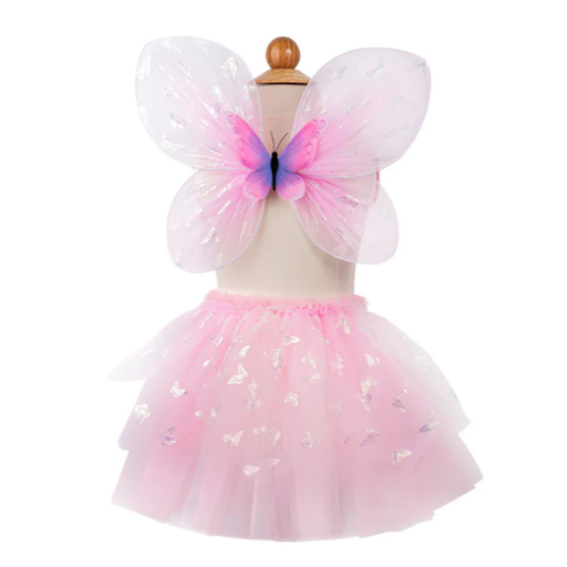 Great Pretenders Flutter Butterfly Skirt & Wings, Size 4-6