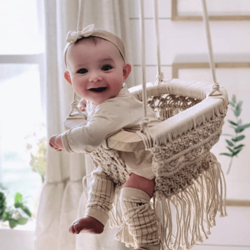 Finn + Emma Baby Macrame Swing