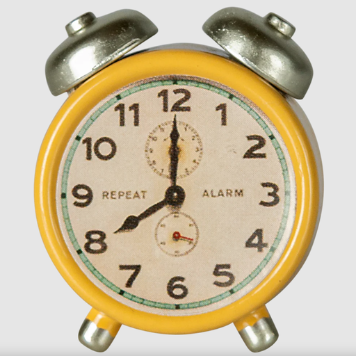 Maileg Alarm Clock, Mouse - Powder