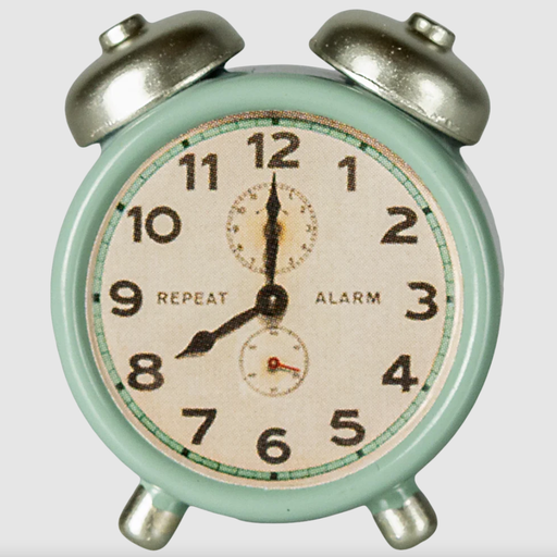 Maileg Alarm Clock, Mouse - Mint