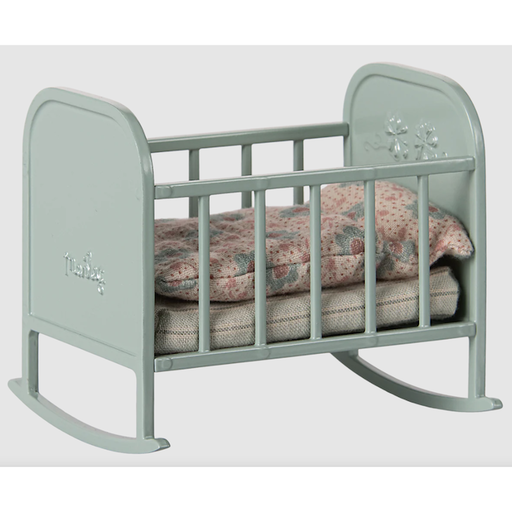 Maileg Cradle, My - Blue mint