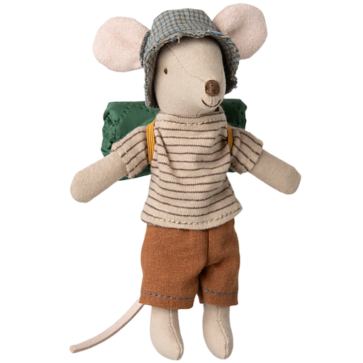 Maileg Hiker Mouse, Big Brother  - Thin Stripes