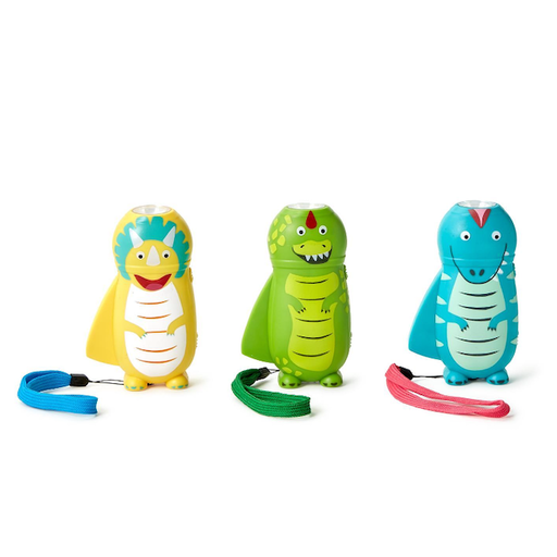 Cupcakes & Cartwheels Dino Lights Rechargeable Flashlight