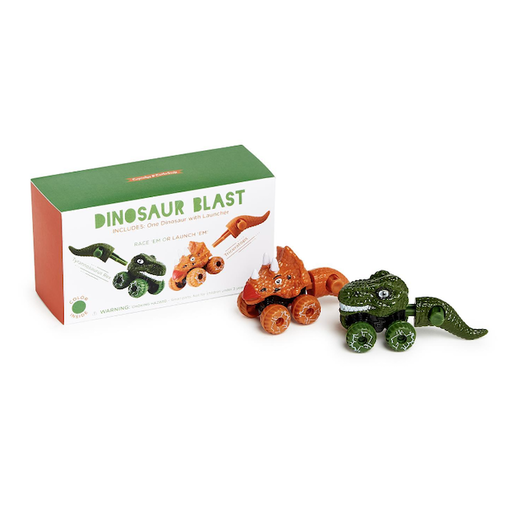 Cupcakes & Cartwheels Dino-Blast Dinosaur Racer with Launcher in Gift Box