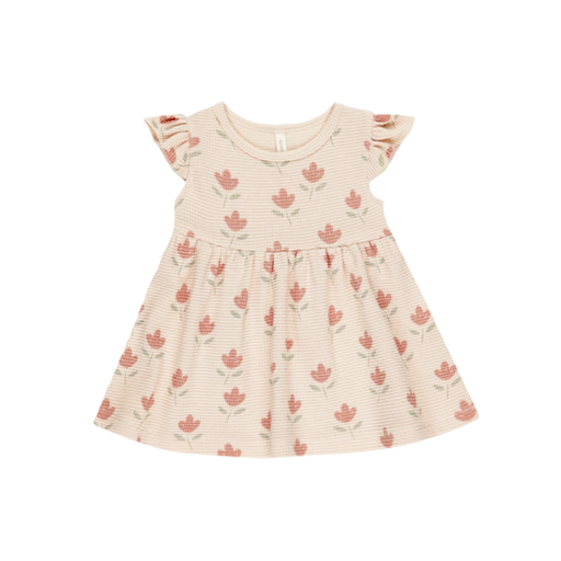 Quincy Mae Flutter Sleeve Dress