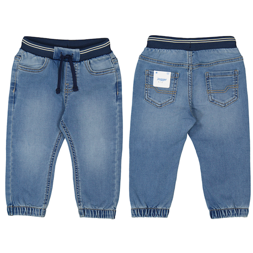 Mayoral USA Baby Jeans with Elastic Waistband