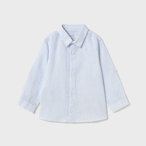 Mayoral USA Baby Long-Sleeve Linen Shirt