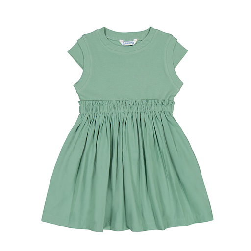 Mayoral USA Ribbed Combined Dress