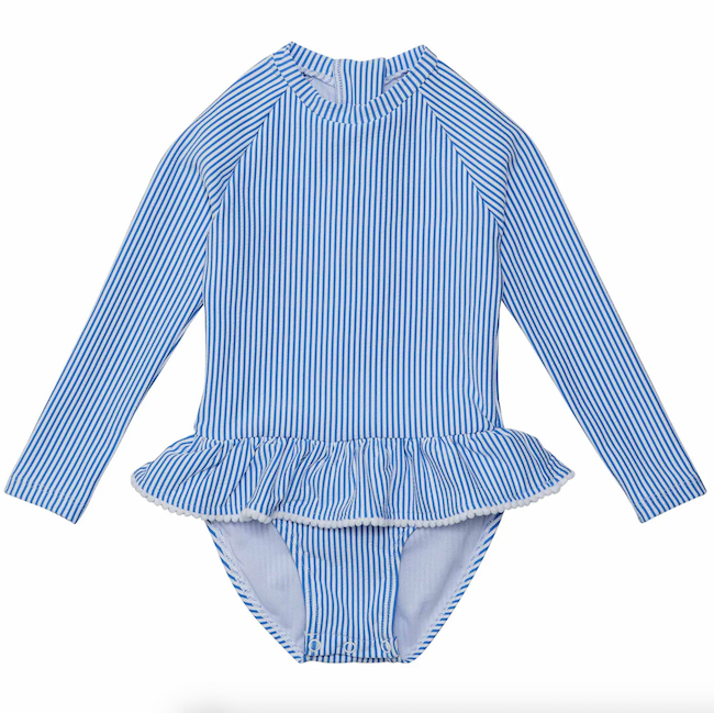 Parisian Summer Long Sleeve Skirt Surf Suit