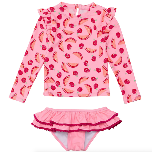 Berry Sweet Long Sleeve Ruffle Set