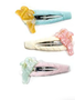 Lilies & Roses Hop Bunnies Satin Pastel Snap Clips