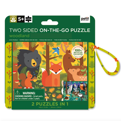 Petit Collage Two Sided On-The-Go Puzzle
