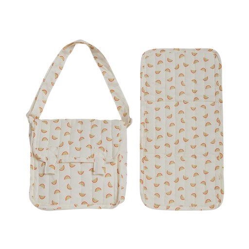 Olli Ella Carrie Convertible Changing Set - Rainbow Print