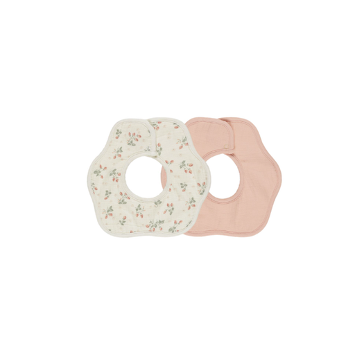 Quincy Mae Flower Bib 2PK