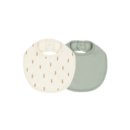 Quincy Mae Jersey Snap Bib 2PK