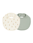 Quincy Mae Jersey Snap Bib 2PK