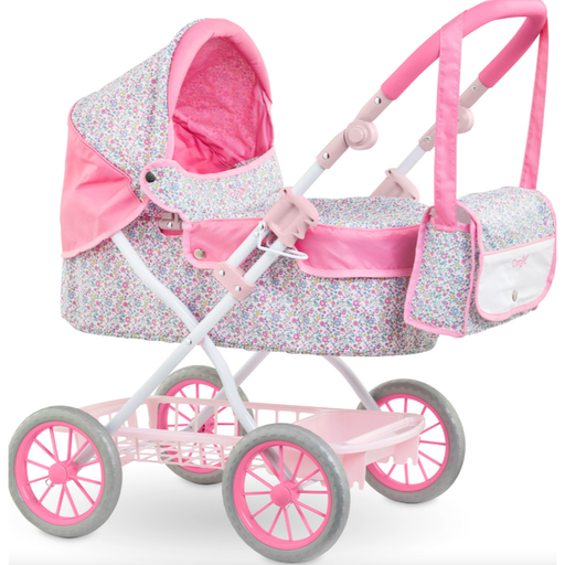 Corolle Doll Carriage in Bright Pink Floral