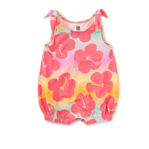 Tea Tie Shoulder Baby Romper