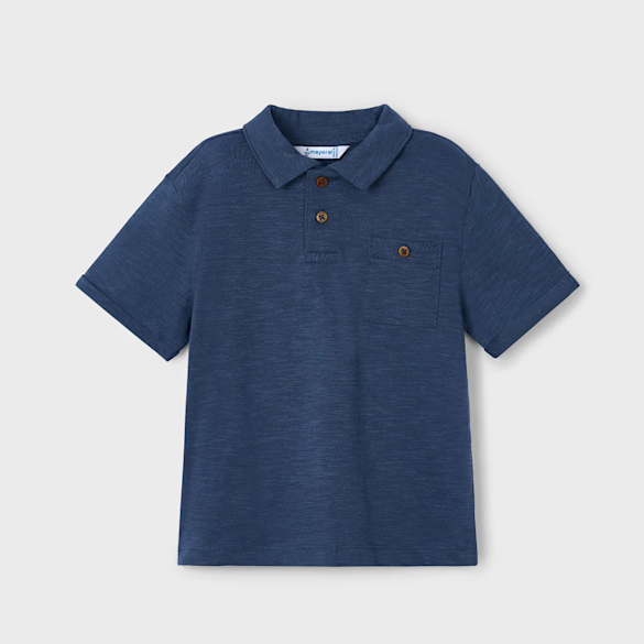 Mayoral USA Boy Lightweight Fabric Polo Shirt