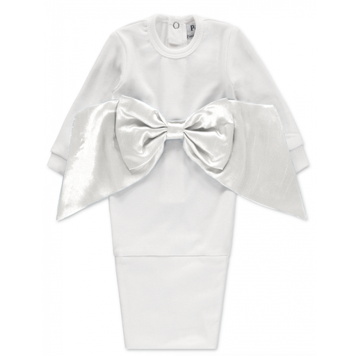 Carriage Boutique Newborn Receiving White Swaddle Bag