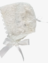 Carriage Boutique Elegant Lace Baby Girl Bonnet
