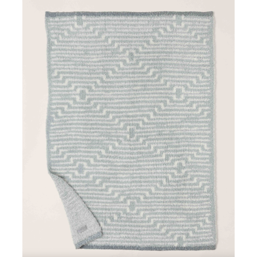 Barefoot Dreams CozyChic Geo Stripe Stroller Blanket