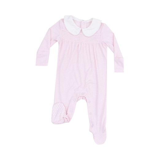 Angel Dear Stripe Classic Smocked Peter Pan Footie