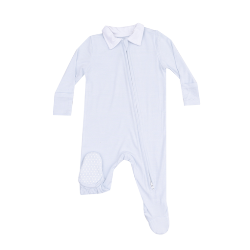 Angel Dear Stripe Classic Polo 2 Way Zipper Footie