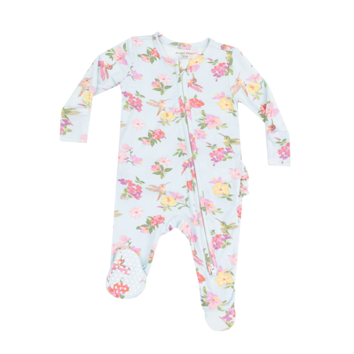 Angel Dear 2 Way Zipper Ruffle Back Footie
