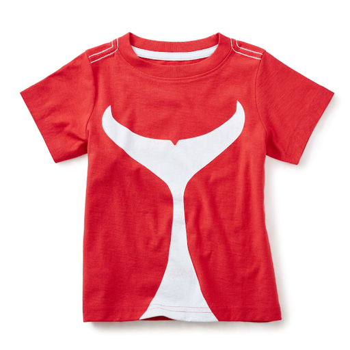 Tea Whale Tail Graphic Tee