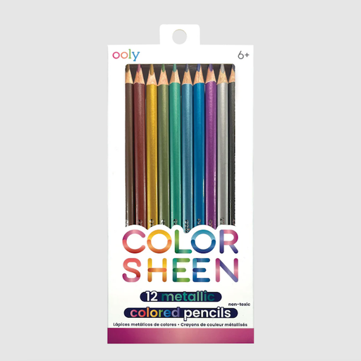 Only Color Sheen Metallic Colored Pencils - Set of 12