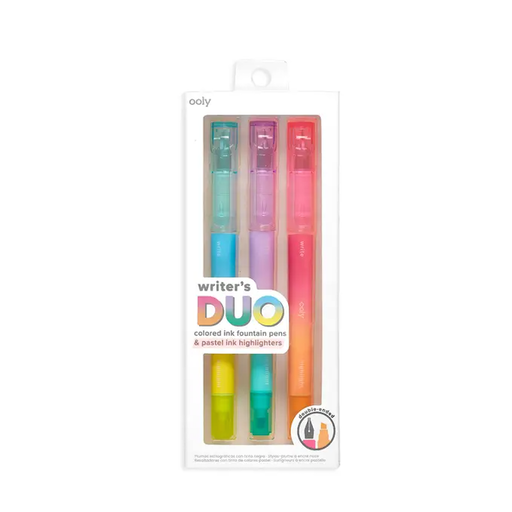 Only Writer's Duo Double-Ended Fountain Pens + Highlighters