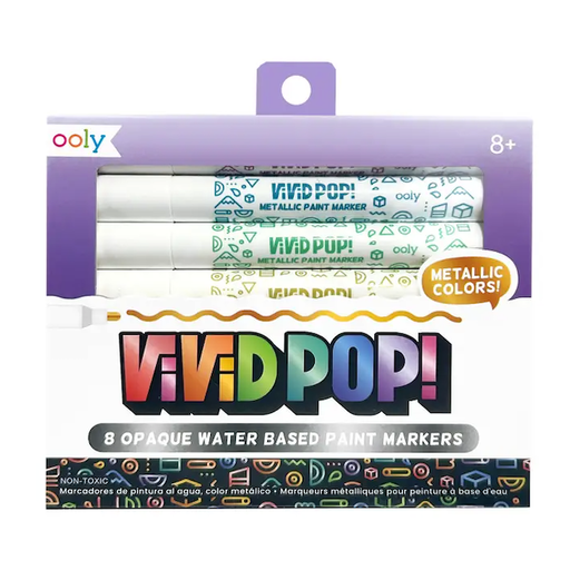 Only Vivid Pop! Water-Based Paint Markers