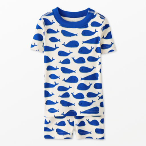Hanna Andersson Kids Short john Pajama Set