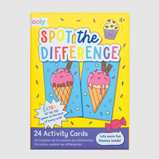 Only Spot The Difference Activity Cards