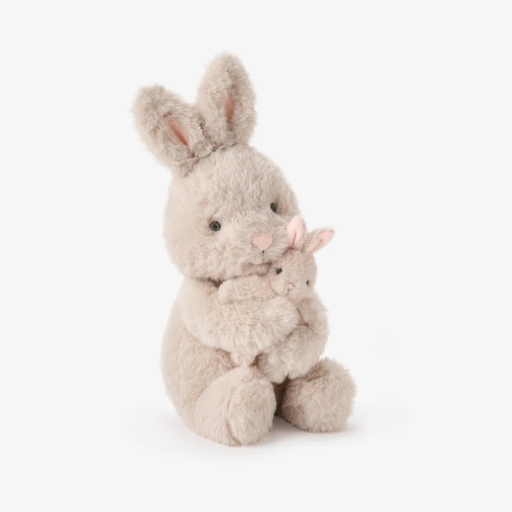 Elegant Baby Mama + Baby Bunny Plush Toy Set