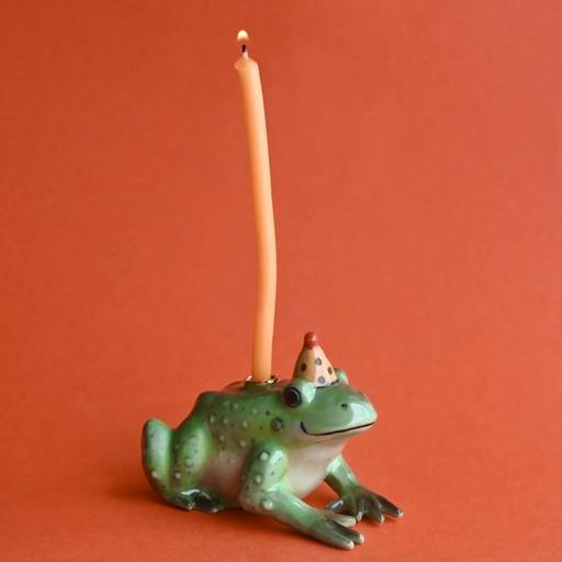 Camp Hollow Charming Frog Cake Topper