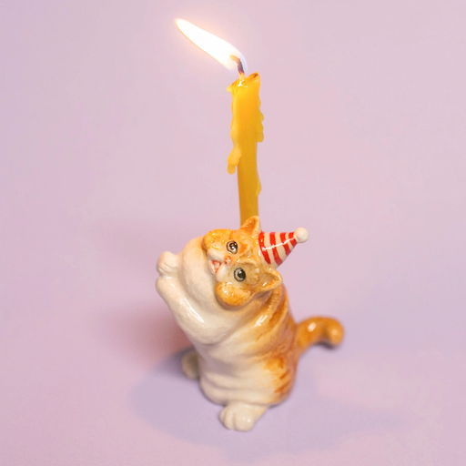 Camp Hollow Persian Cat Cake Topper