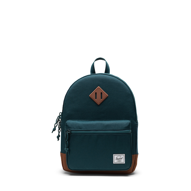 Herschel Supply Co. Heritage Kids Backpack - Dark Sea/Saddle Brown