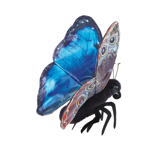 Folkmanis Blue Morpho Butterfly