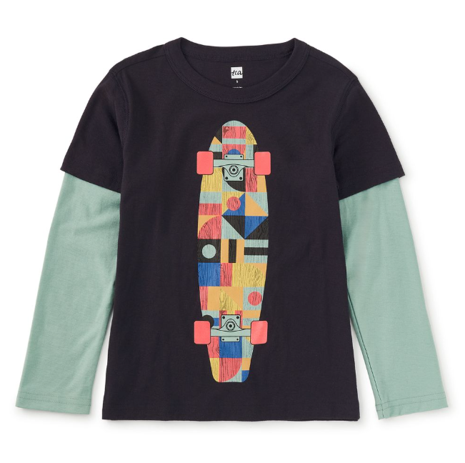 Tea Skateboard Layered Tee
