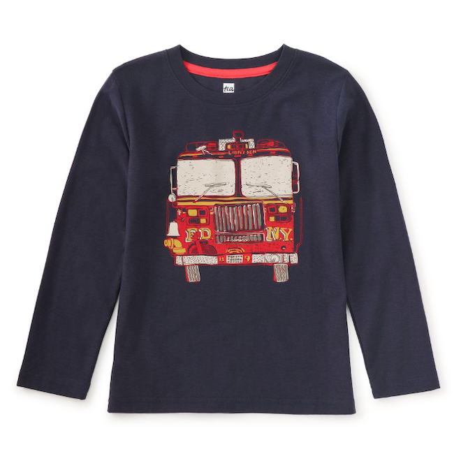 Tea Fire Truck Graphic Tee