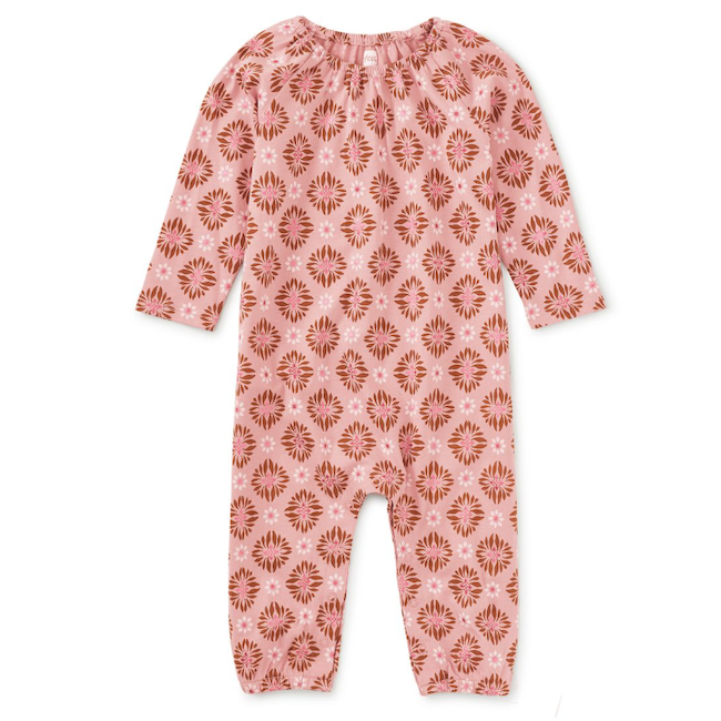 Tea Raglan Baby Romper